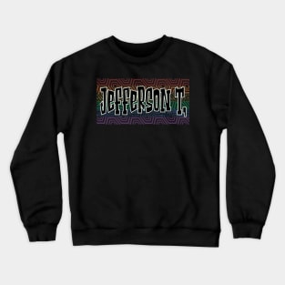 LGBTQ PATTERN AMERICA JEFFERSON Crewneck Sweatshirt